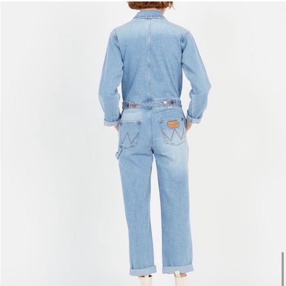 Wrangler X Billabong denim jumpsuit NWOT - Picture 2 of 8
